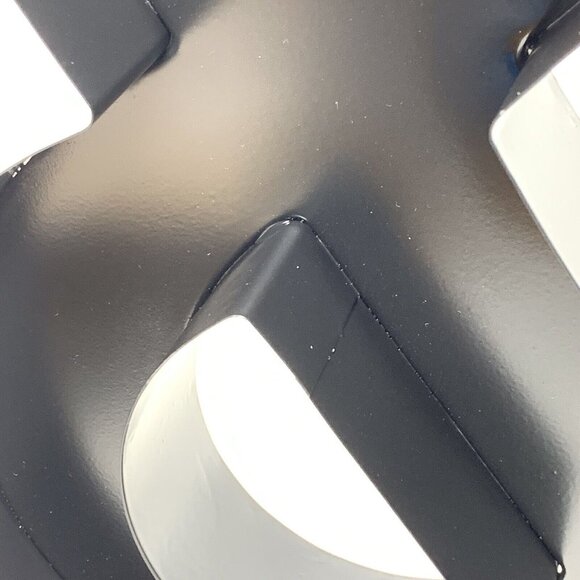 Tin Ampersand Wine Cork Holder 12 Inch Farmhouse Wall Monogram Decor Black - Picture 5 of 6